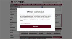 Desktop Screenshot of drimble.nl
